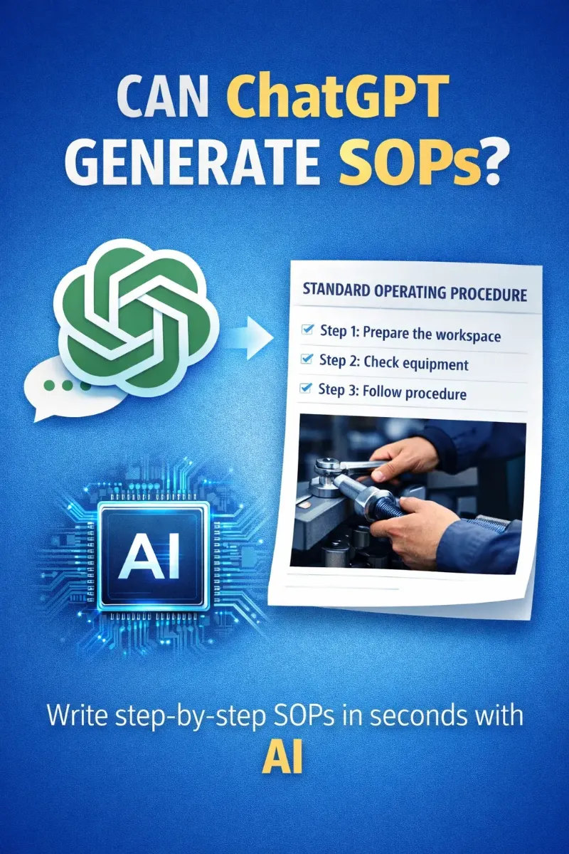 Can ChatGPT generate SOPs?