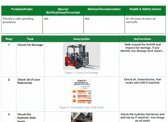 Create SOP with Quick SOP APP