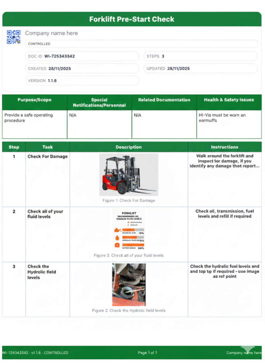 Create SOP with Quick SOP APP
